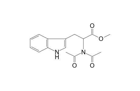 2-(diacetylamino)-3-(1H-indol-3-yl)propanoic acid methyl ester
