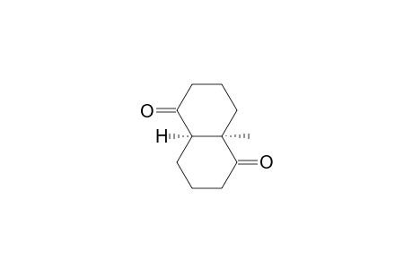 1,5-Naphthalenedione, octahydro-4a-methyl-, cis-