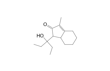 2H-Inden-2-one, 1-(1-ethyl-1-hydroxypropyl)-1,4,5,6,7,7a-hexahydro-3-methyl-