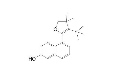 4-tert-Butyl-5-(2-hydroxynaphthalen-5-yl)-3,3-dimethyl-2,3-dihydrofuran