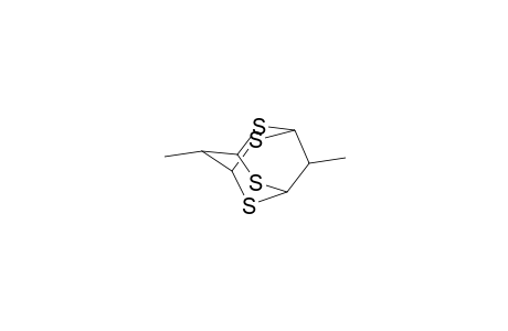 2,4,6,8-Tetrathiatricyclo[3.3.1.1(3,7)]decane, 9,10-dimethyl-, (.+-.)-