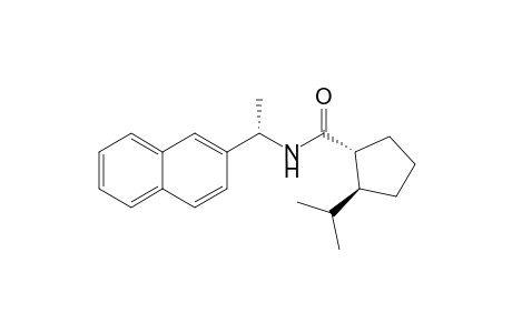 (1R,2S)-2-Isopropylcyclopentanecarboxylic acid [(1'S)-naphthalen-2'-ylethyl]amide