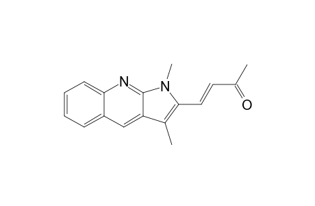 4-(1,3-Dimethylpyrrolo[2,3-b]quinolin-2-yl)but-3-en-2-one