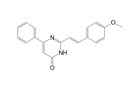2-[(E)-2-(4-methoxyphenyl)ethenyl]-6-phenyl-4(3H)-pyrimidinone
