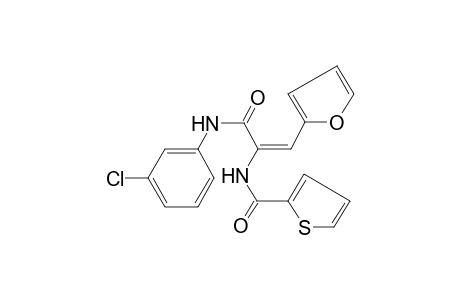 N-[(E)-1-[(3-chloroanilino)carbonyl]-2-(2-furyl)ethenyl]-2-thiophenecarboxamide