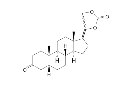 20,21-Dihydroxy-5β-pregn-17(20)-en-3-one, cyclic carbonate