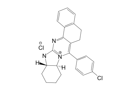 7-(4-CHLOROPHENYL)-5,6,8A,9,10,11,12,12A-OCTAHYDROBENZIMIDAZO-[2,1-B]-BENZO-[H]-QUINAZOLINE-HYDROCHLORIDE