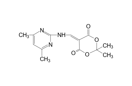 {[(4,6-dimethyl-2-pyrimidinyl)amino]methylene}malonic acid, cyclicisopropylidene ester