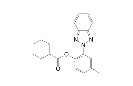 2-(2H-1,2,3-benzotriazol-2-yl)-4-methylphenyl cyclohexanecarboxylate