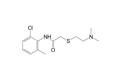 6'-chloro-2-{[2-(dimethylamino)ethyl]thio}-o-acetotoluidide