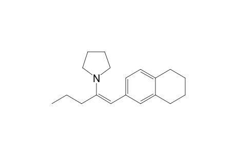 (Z)-1-(1-(5,6,7,8-tetrahydronaphthalen-2-yl)pent-1-en-2-yl)pyrrolidine