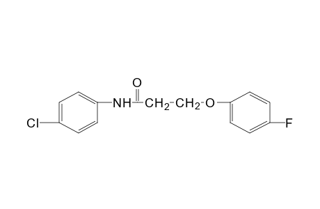 4'-chloro-3-(p-fluorophenoxy)propionanilide