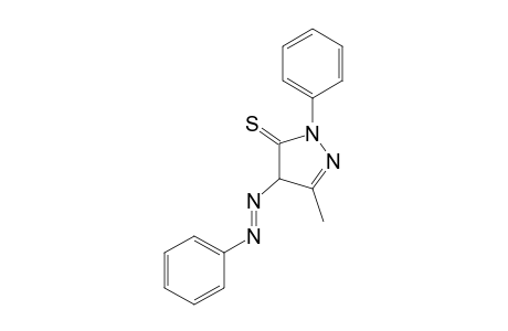 3-methyl-1-phenyl-4-(phenylazo)-2-pyrazoline-5-thione