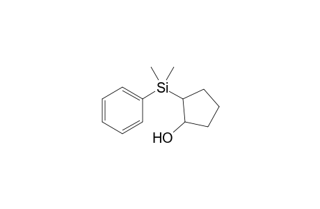 2-[Dimethyl(phenyl)silyl]cyclopentanol