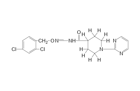 N-FORMYL-1-(2-PYRIMIDINYL)ISONIPECOTAMIDE, N-[O-(2,4-DICHLOROBENZYL)OXIME]