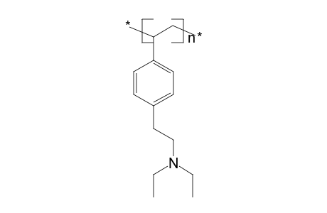 Poly(1-diethylaminoethyl-4-vinylbenzene)