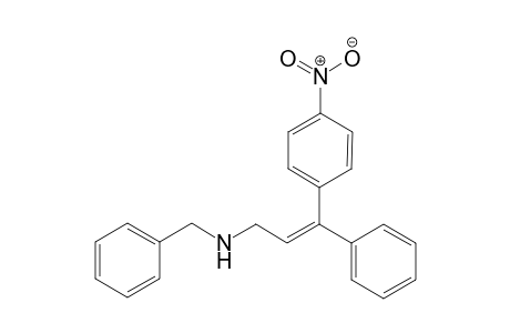 (Z)-N-benzyl-3-(4-nitrophenyl)-3-phenyl-prop-2-en-1-amine