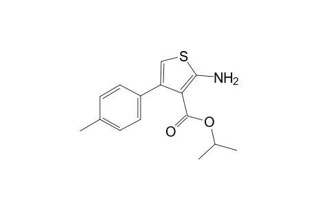 Isopropyl 2-amino-4-(4-methylphenyl)-3-thiophenecarboxylate