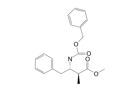 (2S,3S)-3-Benzyloxycarbonylamino-2-methyl-4-phenyl-butyric acid methyl ester