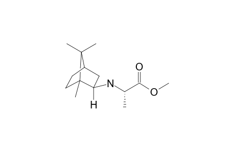 Methyl N-[(1R,4R)-exo-bornan-2-yl]-(S)-alaninate [methyl (S)-2'-([1R,4R)-1,7,7,trimethylbicyclo[2.2.1]heptan-2-exo-ylamino)propanoate]