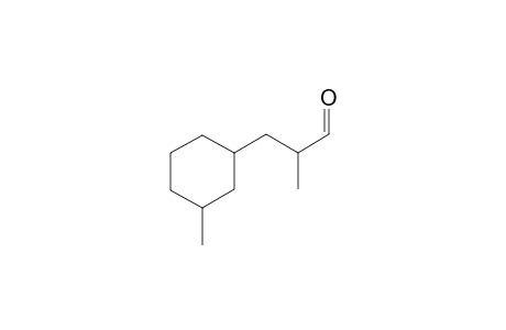 2-methyl-3-(3-methylcyclohexyl)propanal