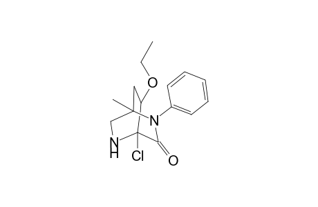 8-endo-4-Chloro-7(8)-ethoxy-1-methyl-2-phenyl-2,5-diazabicyclo[2.2.2]octane-3-one isomer