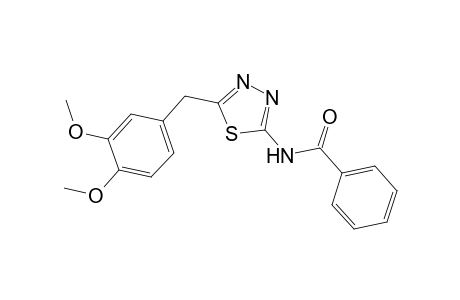 N-[5-(3,4-dimethoxybenzyl)-1,3,4-thiadiazol-2-yl]benzamide