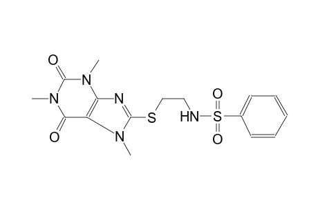 benzenesulfonamide, N-[2-[(2,3,6,7-tetrahydro-1,3,7-trimethyl-2,6-dioxo-1H-purin-8-yl)thio]ethyl]-