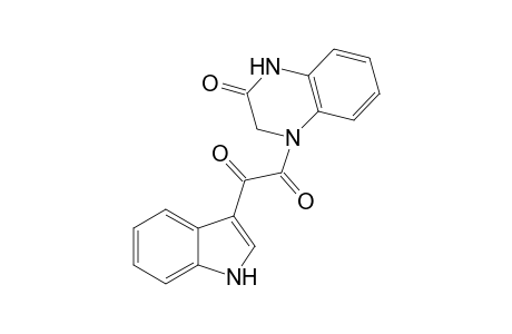 2(1H)-Quinoxalinone, 3,4-dihydro-4-[2-(1H-indol-3-yl)-1,2-dioxoethyl]-