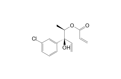 Acrylic acid (1R,2S)-2-(3-Chlorophenyl)-2-hydroxy-1-methylbut-3-enyl ester