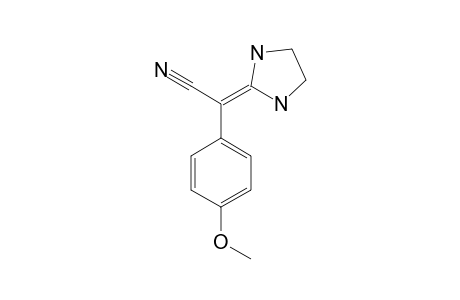 (2-IMIDAZOLIDINYLIDENE)-(4-METHOXYPHENYL)-ACETONITRILE