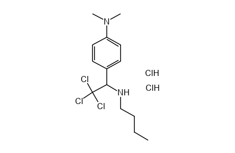 N^alpha-butyl-N^4,N^4-dimethyl-alpha-(trichloromethyl)toluene-alpha,4-diamine, dihydrochloride