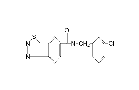 N-(m-chlorobenzyl)-p-(1,2,3-thiadiazol-4-yl)benzamide