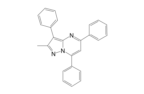 2-Methyl-3,5,7-triphenyl-pyrazolo[1,5-a]pyrimidine