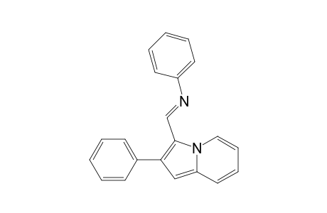2-Phenyl-3-(phenyliminomethyl)indolizine