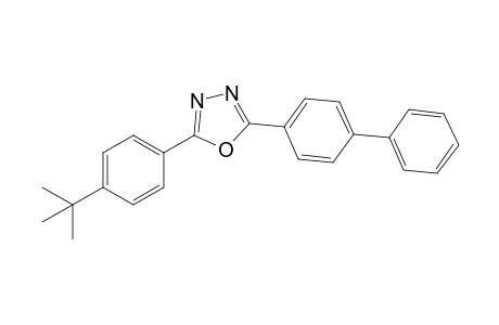 2-(4-Biphenylyl)-5-(4-tert-butylphenyl)-1,3,4-oxadiazole