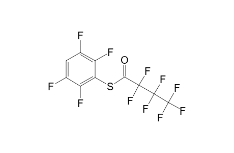 2,3,5,6-Tetrafluorothiophenol, S-heptafluorobutyryl-