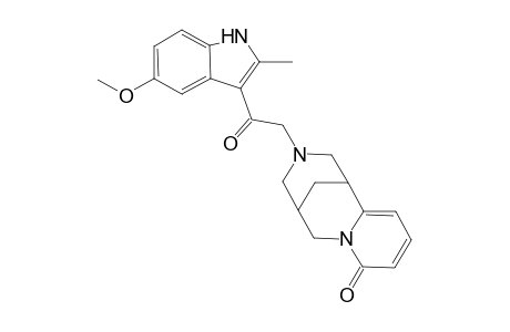 11-[2-(5-methoxy-2-methyl-1H-indol-3-yl)-2-oxoethyl]-7,11-diazatricyclo[7.3.1.0~2,7~]trideca-2,4-dien-6-one