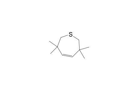 3,3,6,6-tetramethyl-2,7-dihydrothiepin