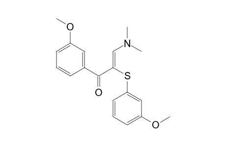 (Z)-1-(3-Methoxyphenyl)-2-(3-methoxyphenylthio)-3-(dimethylamino)prop-2-en-1-one