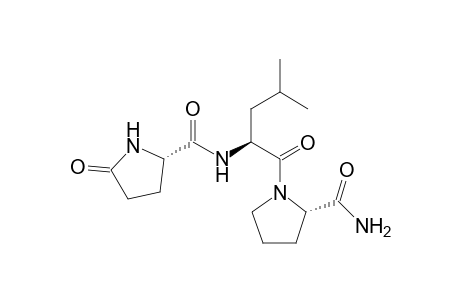 L-Prolinamide, 5-oxo-L-prolyl-L-leucyl-