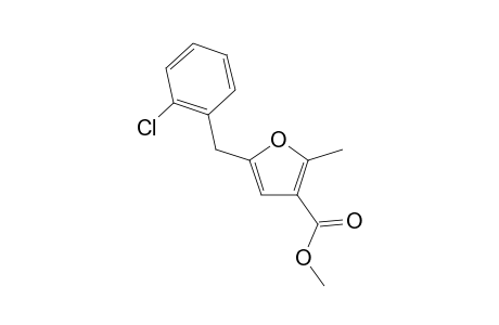 Methyl 5-(2-Chlorobenzyl)-2-methylfuran-3-carboxylate