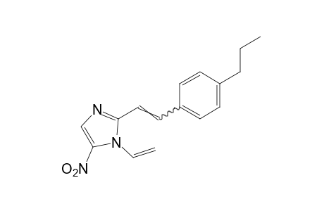 5-nitro-2-(p-propylstyryl)-1-vinylimidazole