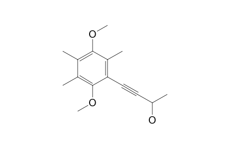 4-(2,5-dimethoxy-3,4,6-trimethyl-phenyl)but-3-yn-2-ol