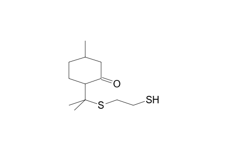 2-(4-MERCAPTO-1,1-DIMETHYL-2-THIABUTYL)-5-METHYLCYCLOHEXAN-1-ON