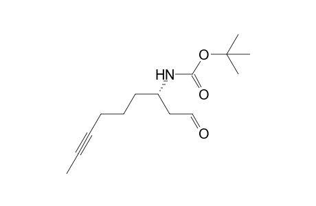 tert-butyl N-[(1S)-1-(2-oxoethyl)hept-5-ynyl]carbamate