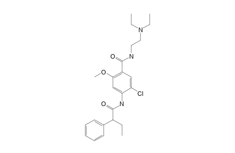 6'-chloro-4'-{[2-(diethylamino)ethyl]carbamoyl}-2-phenyl-m-butyranisidide