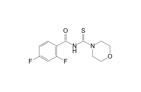 N-(2,4-difluorobenzoyl)thio-4-morpholinecarboxamide