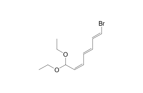 (1E,3E,5Z)-1-Bromo-7,7-diethoxyhepta-1,3,5-triene