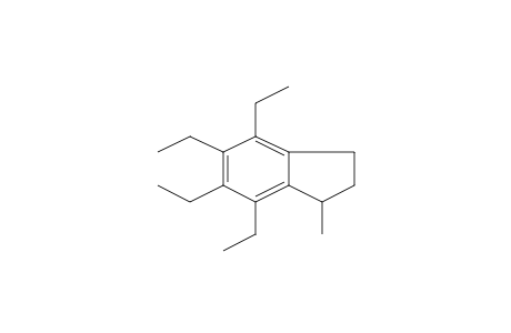 Benzocyclopentene, 4,5,6,7-tetraethyl-1-methyl-